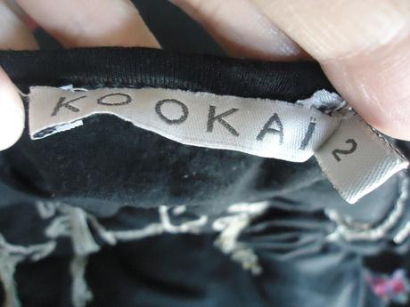 Čierne tričko s retiazkami vel. m-l, kookai,l