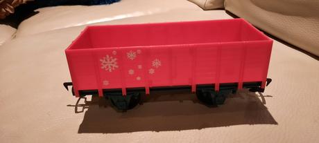 Vláčiky vianočne,veľke - 4 ks, cca 22 x 11cm,