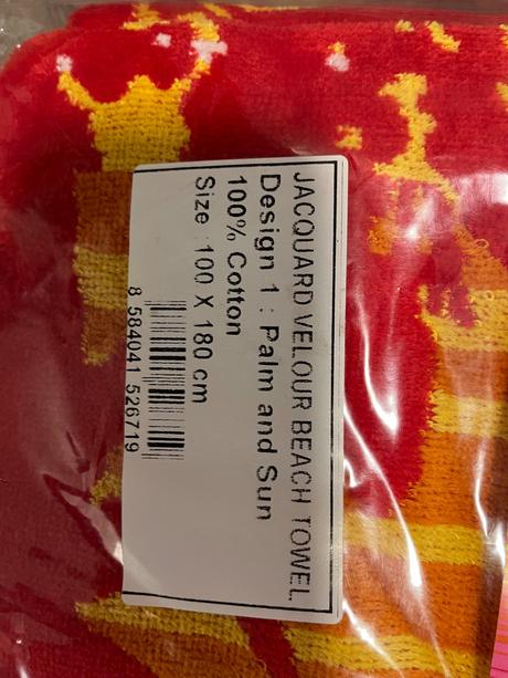 Nová osuška nevybalená, 