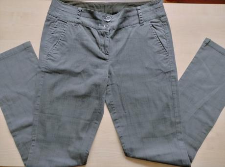 Kaki bavlnené nohavice, camaieu,40