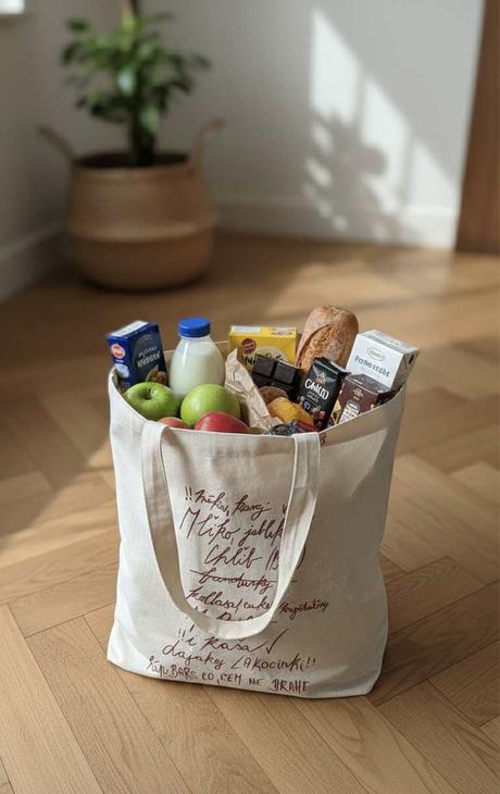 Plátené, ručne maľované tašky, 