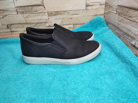 Ecco 37 - dámske kožené našuchovacie topánky, ecco,37