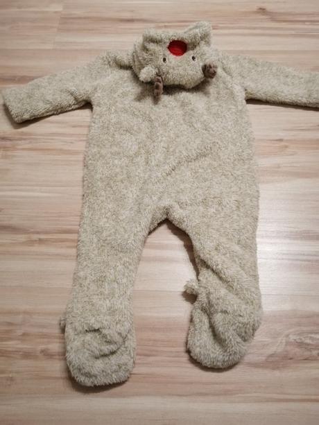 Overal vianočný nenosený, f&f,74