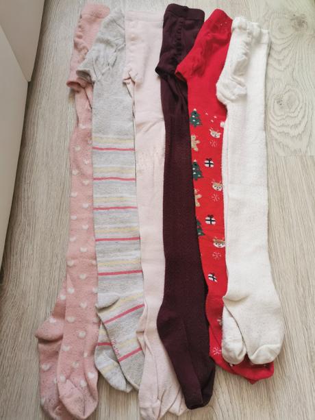 6x pančuchy 7-8rokov, 128