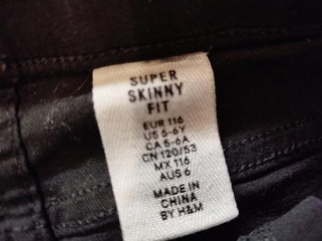 Super skinny, h&m,116