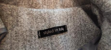 Dámsky šedý prechodný kabát, l