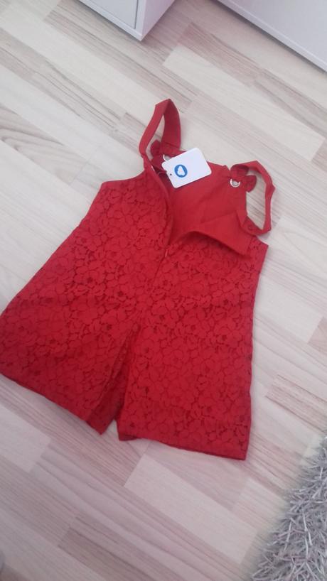 Kraťasový čipkový overal, mayoral,134