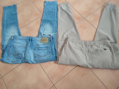 Pánske, chlapčenské rifle,nohavice zn.puul&bear, 40