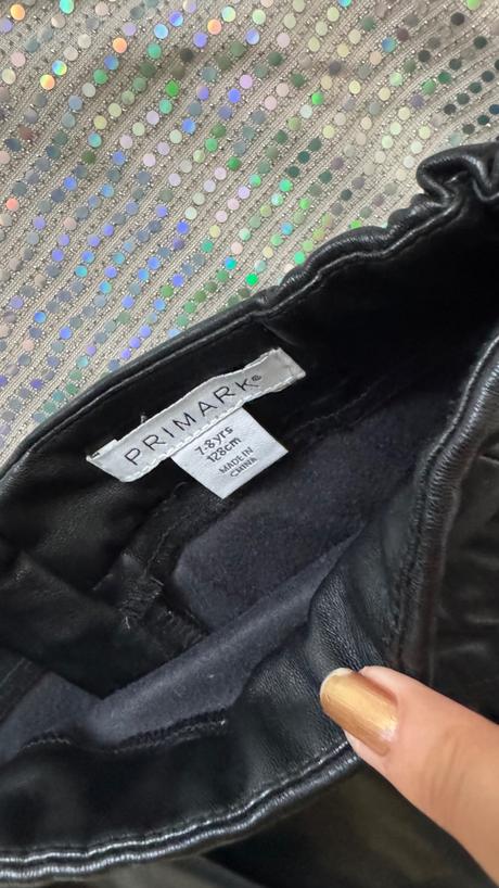 Koženkový komplet, primark,134