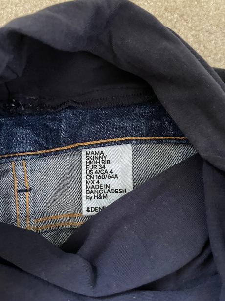 Tehotenské rifle h&m, h&m,34