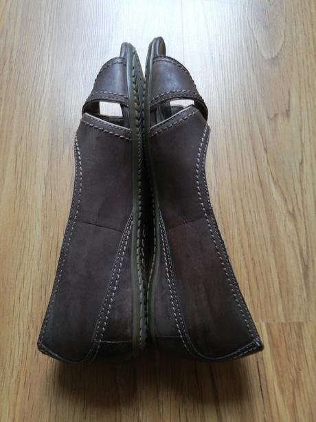 Sandálky kožené, ecco,36