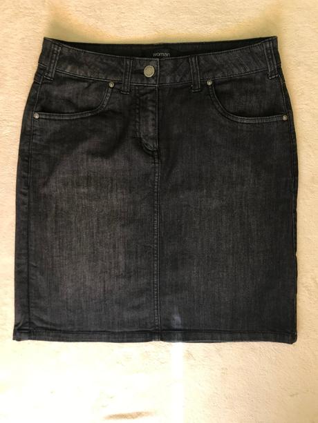 Antracitová sukňa, "36", tchibo,36