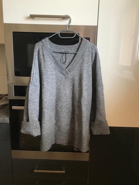 Krásny mohito šedý sveter, mohito,s