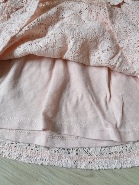 Dievčenské čipkované šaty 68, h&m,68