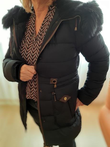 Dámsky zimný kabát bunda, xl