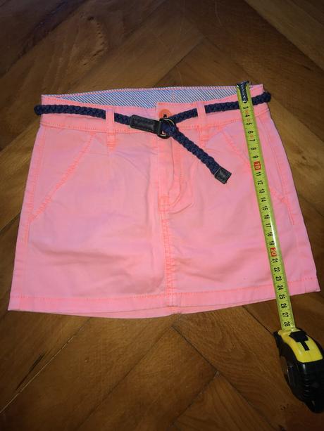 Minisuknička - lososová, broskyňová, h&m,116