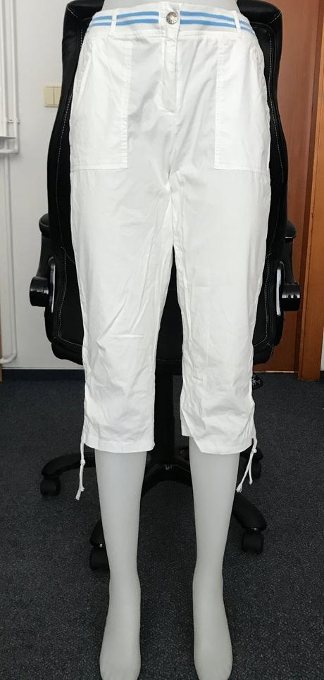 Letné nohavice s pásikom, xl sedia menej,