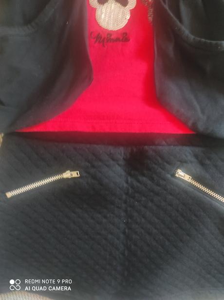 Roztomilý komplet minnie červeno-čierny, george,110