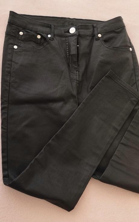 Dámske nohavice koženého vzhľadu, zn. parisian, 40