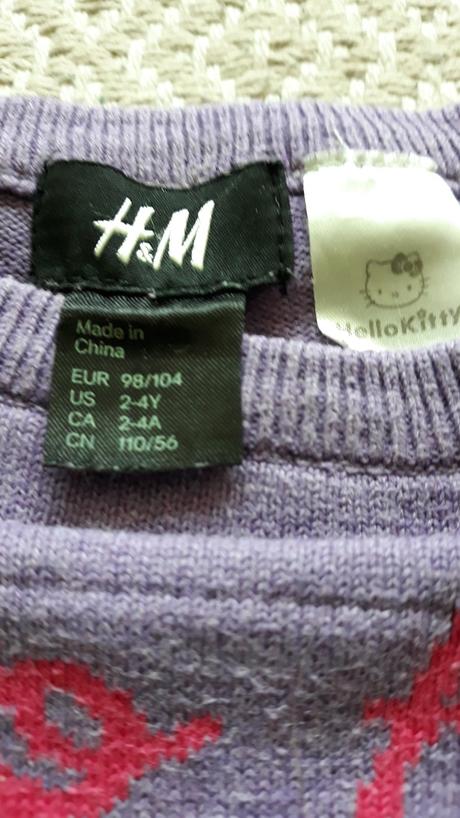 Úpletovy svetrik, h&m,98