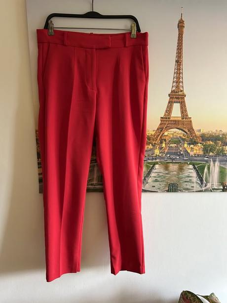 Červené nohavice zn.reserved č.40, reserved,40