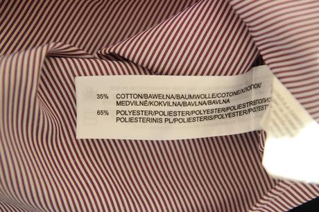 Fialovo biela bavlnená košeľa, eva minge, xs, xs