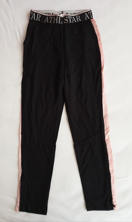 Športové ľahké nohavice s lampasami, h&m,140