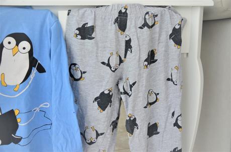 Pyžamo tučniaky-116/122, bonprix,116