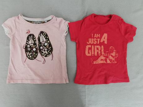 2 x tričko 74 /1336/, next,74