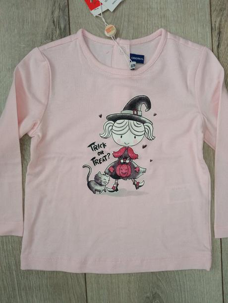Dievčenské tričko s potlačou halloween (68-74), original marines,68 / 74