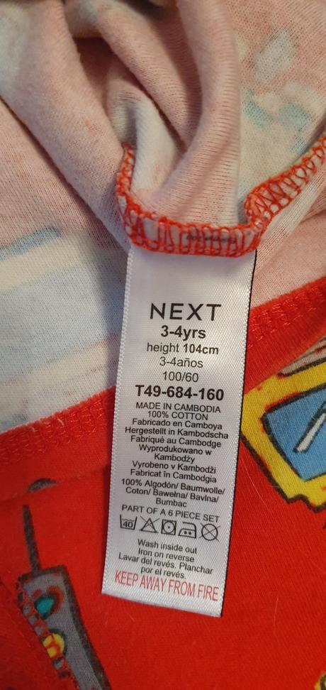 Pyžamo next č. 104, next,104