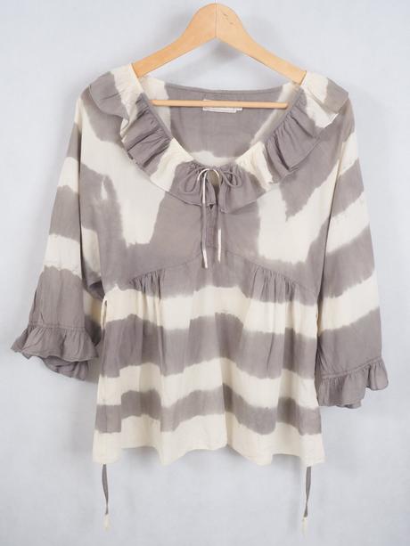 Kvalitná béžová blúzka cream, 40