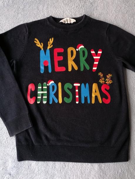 Vianočny sveter, h&m,122