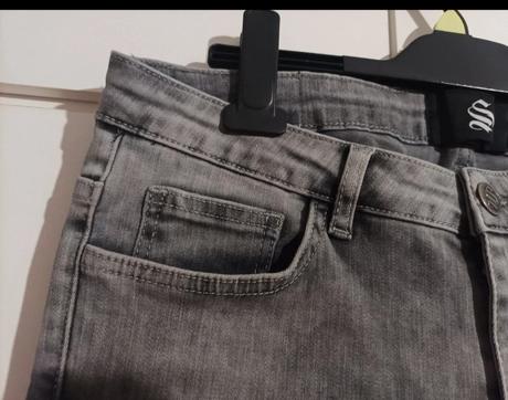 Čierne rip repair jeans, m