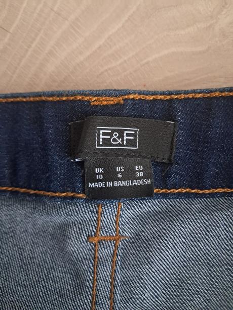 Tmavomodré rifľové kraťasy f&f, f&f,38