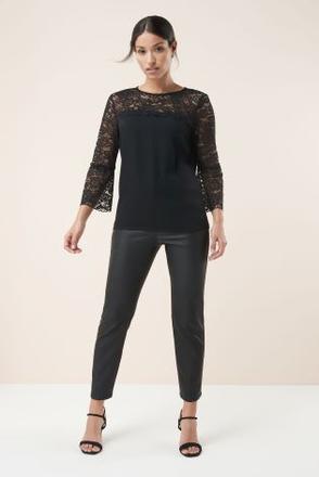 Blúzka s čipkovanými rukávmi, next,40 / l