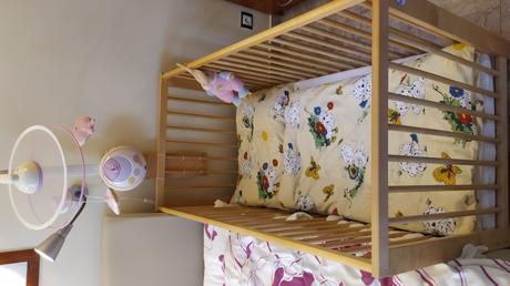 Detská postieľka ikea gulliver, matrac, kolotoč, 60,120