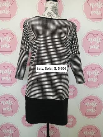 Čiernobiele šaty, s