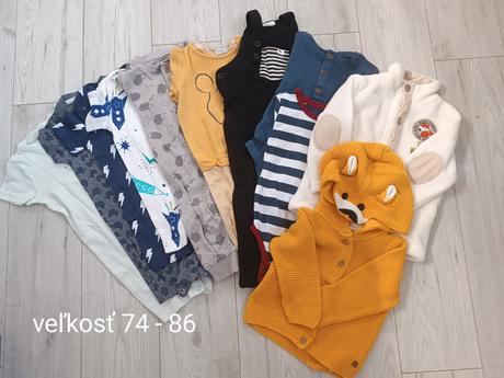 Balík oblečenia pre chlapca, 68–80
