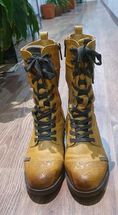 Kožené čižmy i., mustang,37