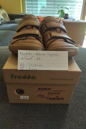 Predám celoročky froddo - velcro cognac - 33, froddo,33