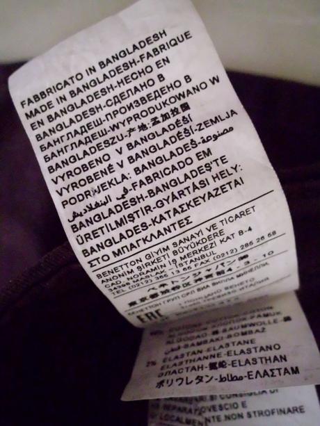 Chino s elastanom, benetton,l