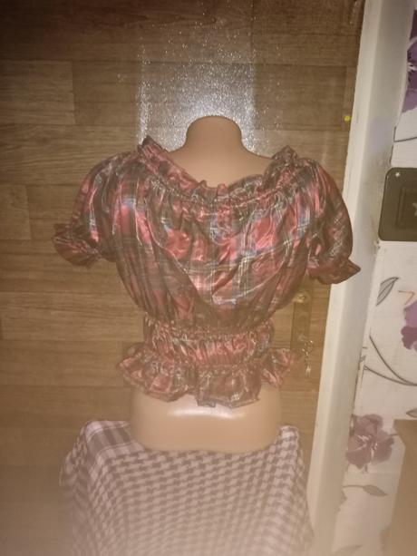 Dámsky 3 komplet dlhá sukňa  a dlhší a kratší top, 36