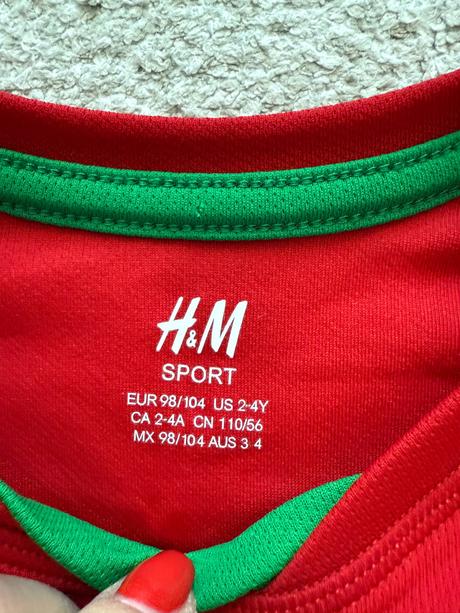 Tricko dres, h&m,98
