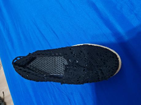 Háčkované espadrilky 38, 38