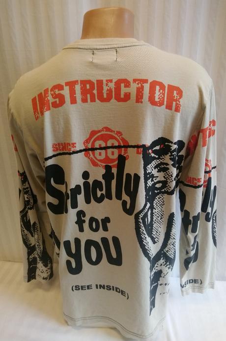 Pánske krémové tričko s motívom, casual, m, m