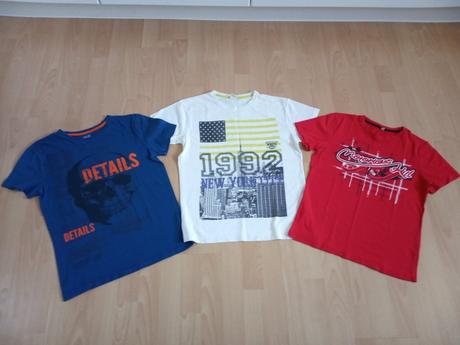 3 x tričko 146/152, f&f,146