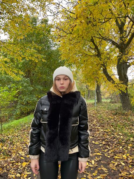 Dámska zimná bunda, s