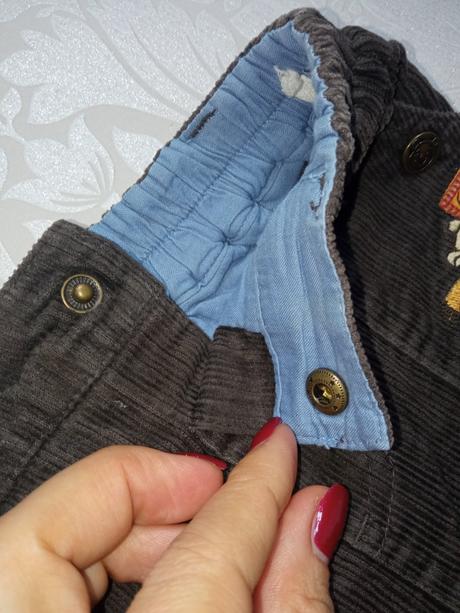 Chlapčenské menčestrové nohavice macko pooh, disney,74