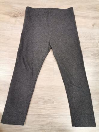 Dievčenské tmavosive legíny 2-3 roky, 92